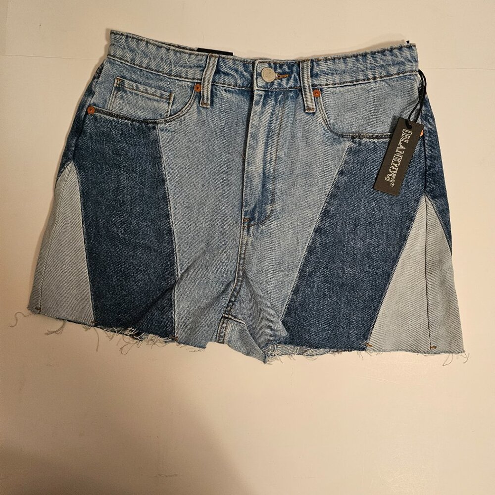 NWT NYC JEAN SHORTS frayed edges size 8-10